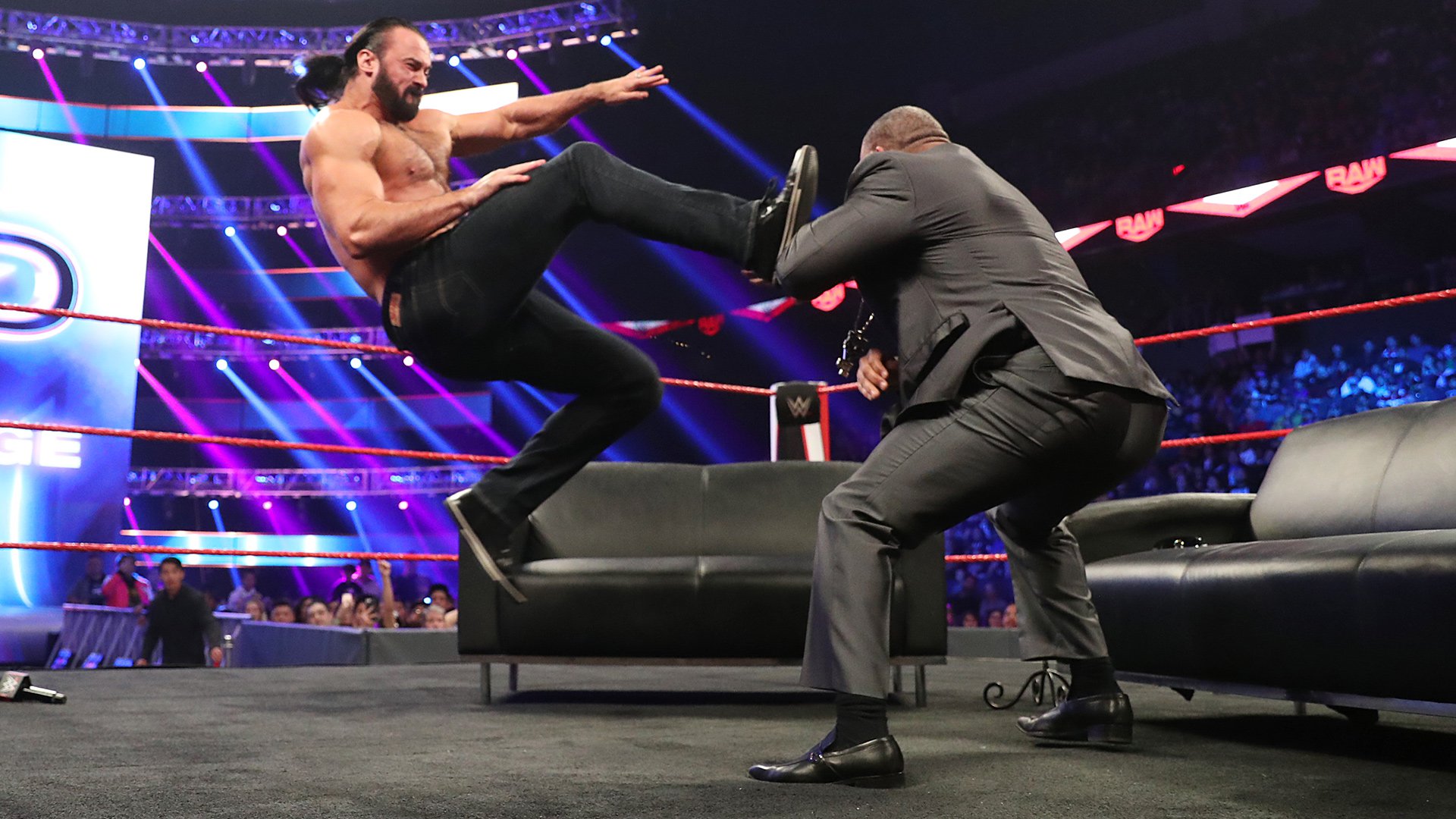 Drew McIntyre threw down with MVP on The VIP Lounge