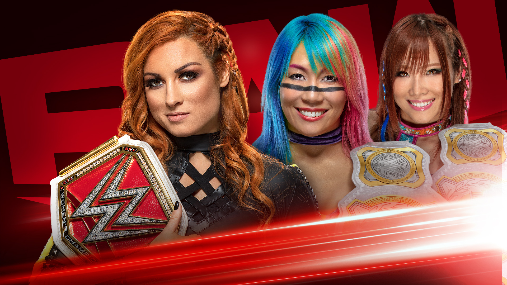 Raw Women’s Champion Becky Lynch defends her title against Asuka next week