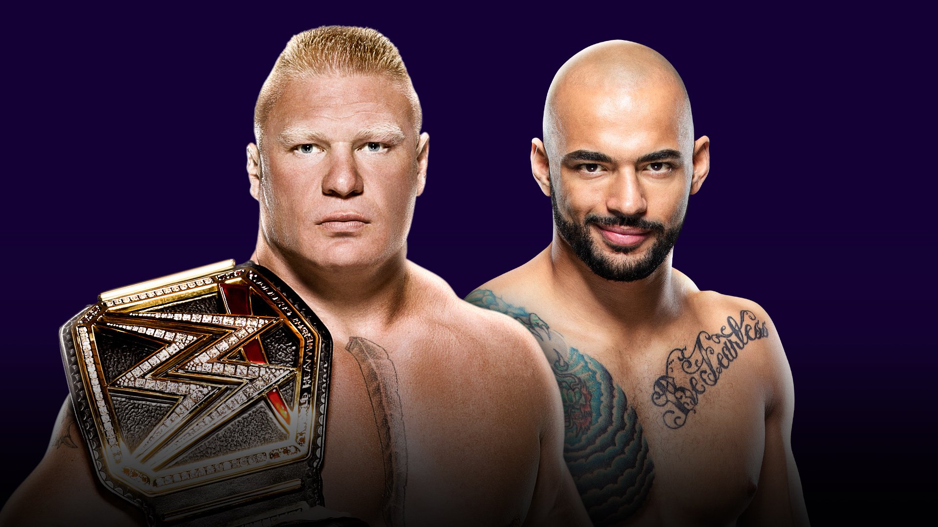 WWE Champion Brock Lesnar vs. Ricochet