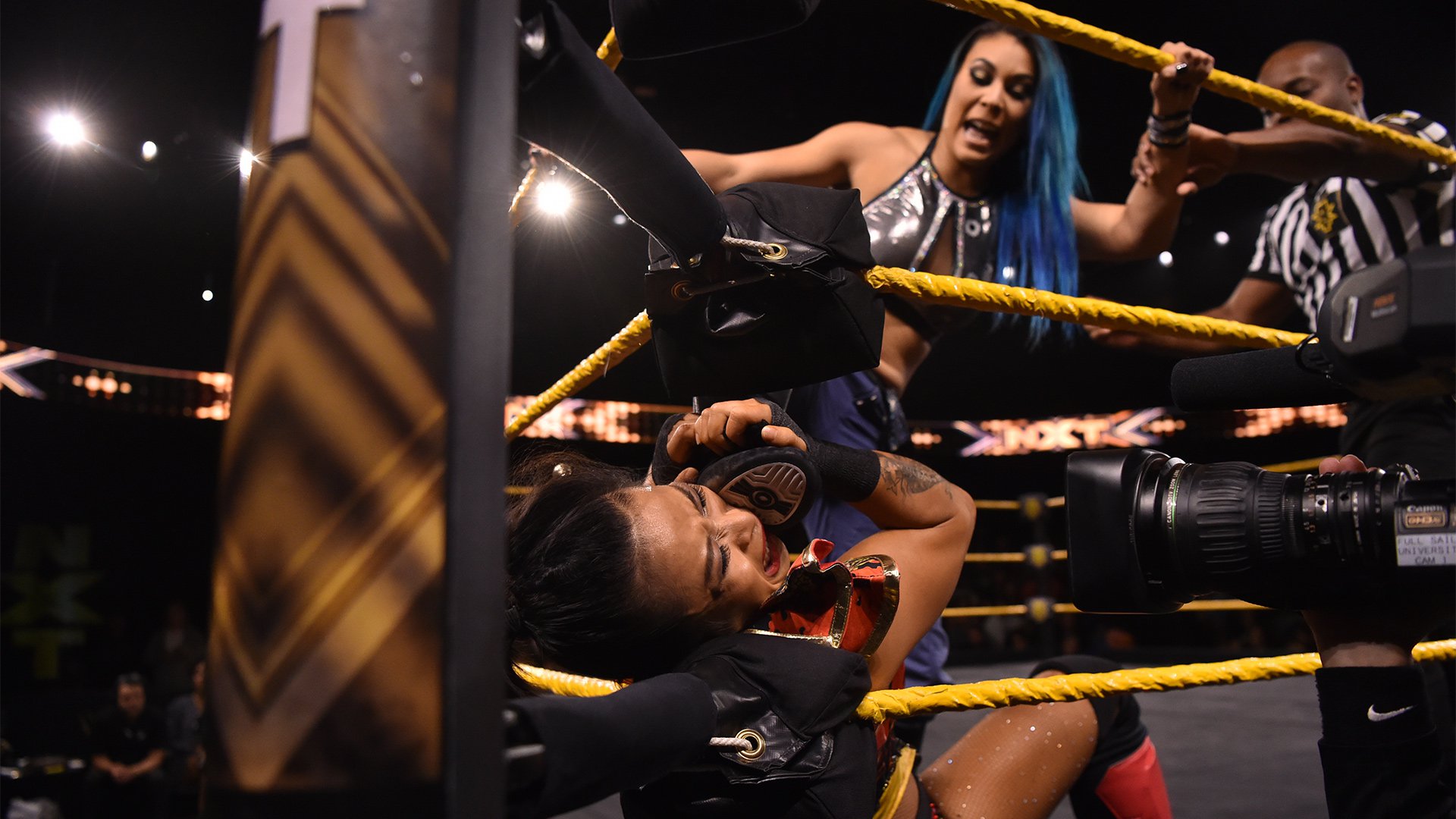 Xia Li def. Mia Yim; Raquel González attacked them both