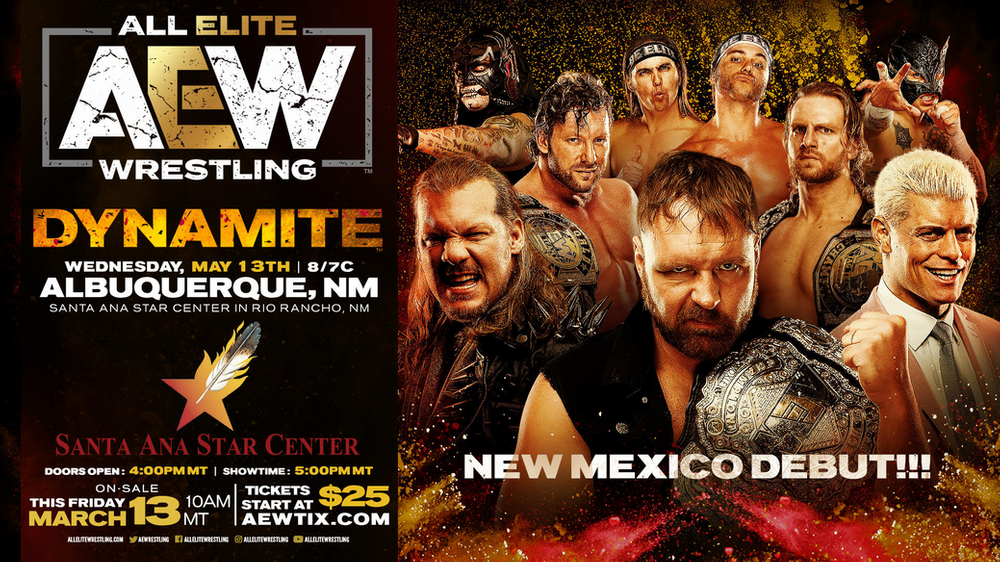 AEW DYNAMITE Comes To New Mexico May 13th