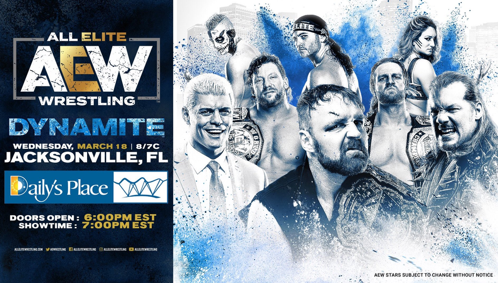 AEW DYNAMITE Location Changes