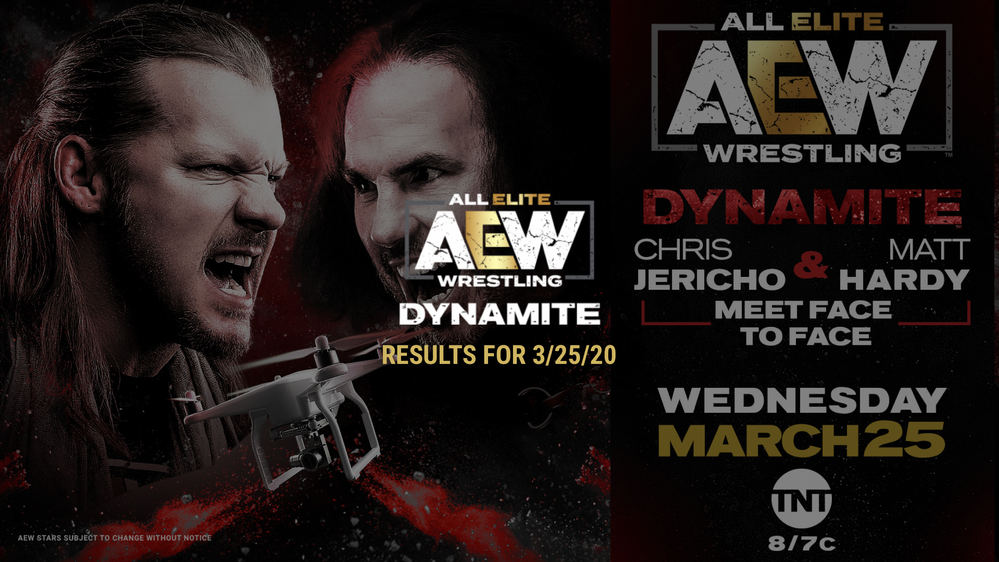 AEW DYNAMITE Results for March 25, 2020