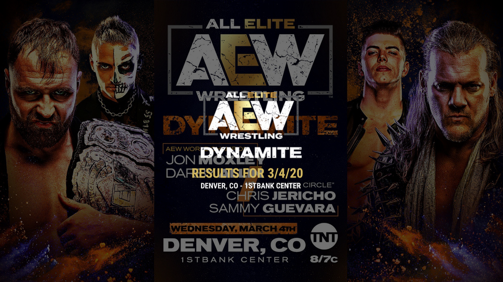 AEW DYNAMITE Results for March 4, 2020