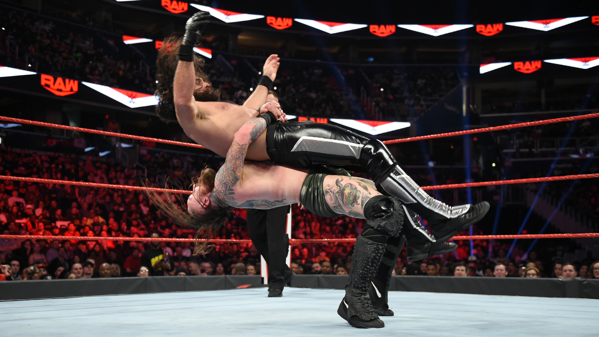 Aleister Black def. Seth Rollins via Disqualification