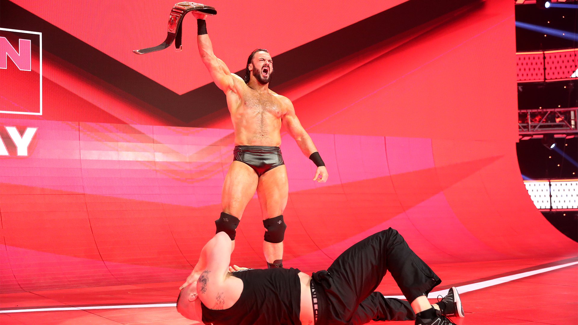 Drew McIntyre confronted WWE Champion Brock Lesnar