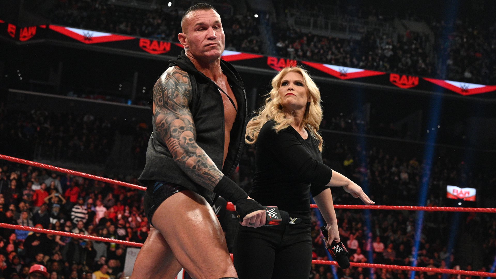 Randy Orton confronted Beth Phoenix during her medical update on Edge