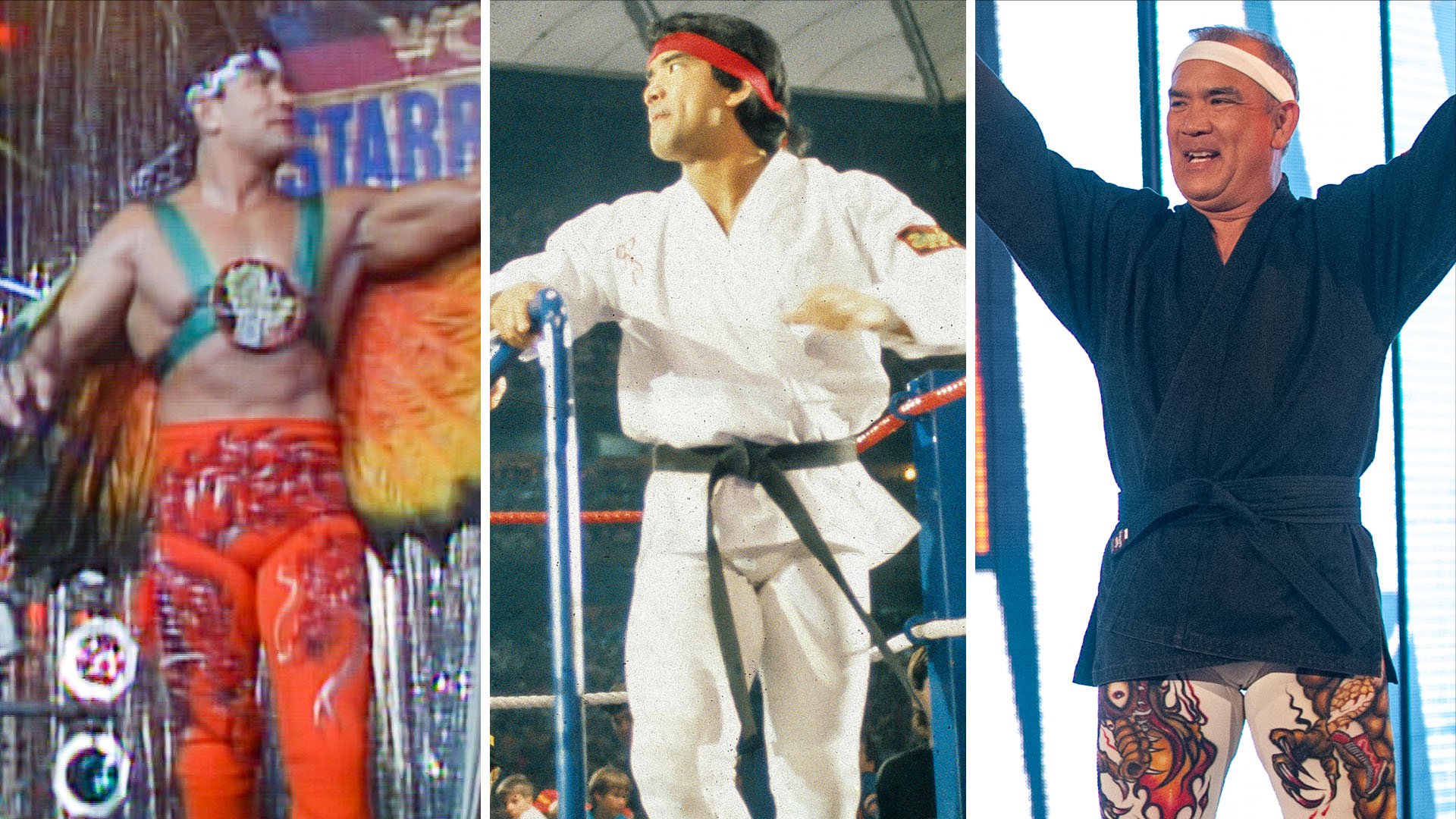 Vote now: Which version of Ricky “The Dragon” Steamboat will Mattel include in its Elite Fan TakeOver line?