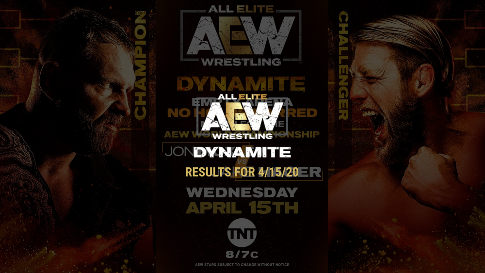 AEW DYNAMITE Results for April 15, 2020