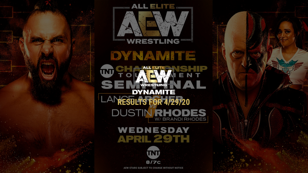 AEW DYNAMITE Results for April 29, 2020