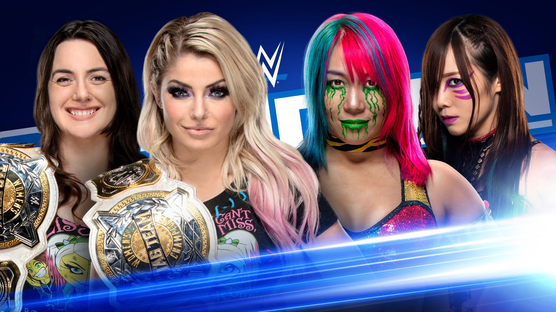 Alexa Bliss & Nikki Cross welcome The Kabuki Warriors to SmackDown for title rematch