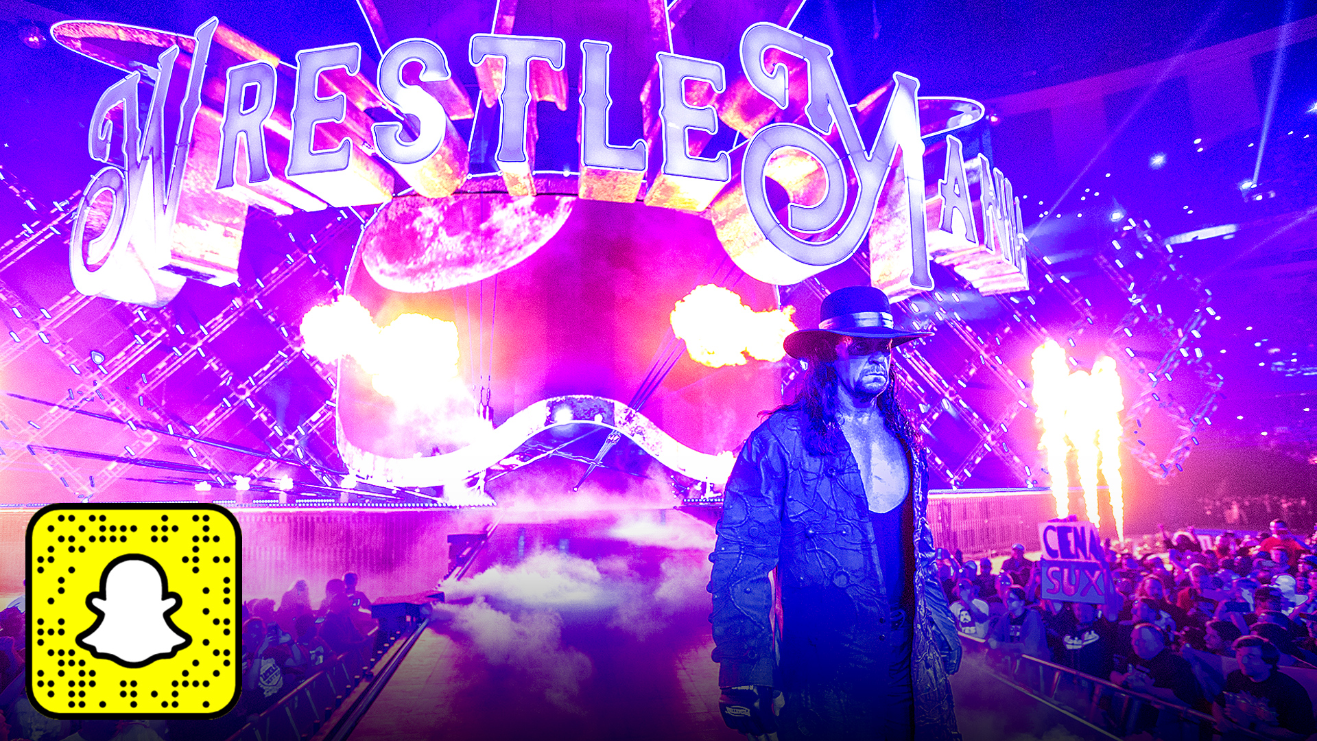 Become The Undertaker on Snapchat in celebration of WrestleMania