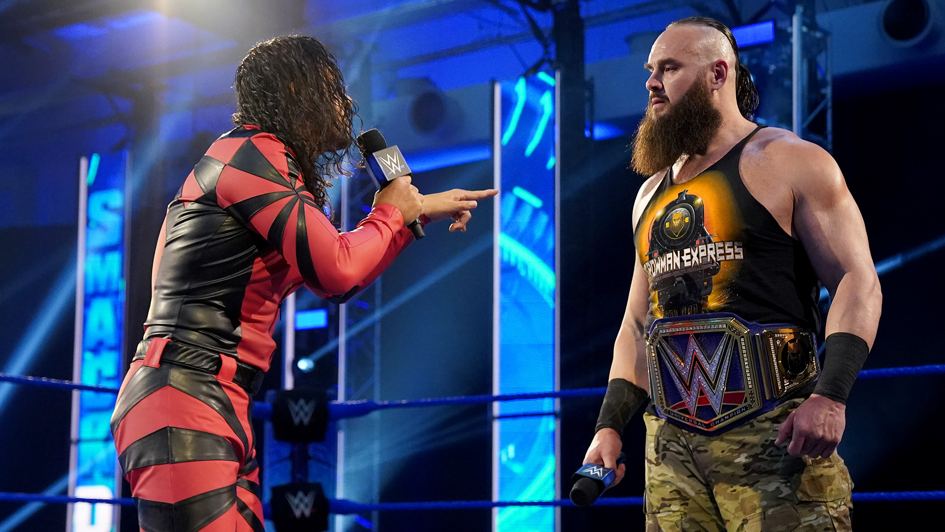 Shinsuke Nakamura and Cesaro ambushed Universal Champion Braun Strowman