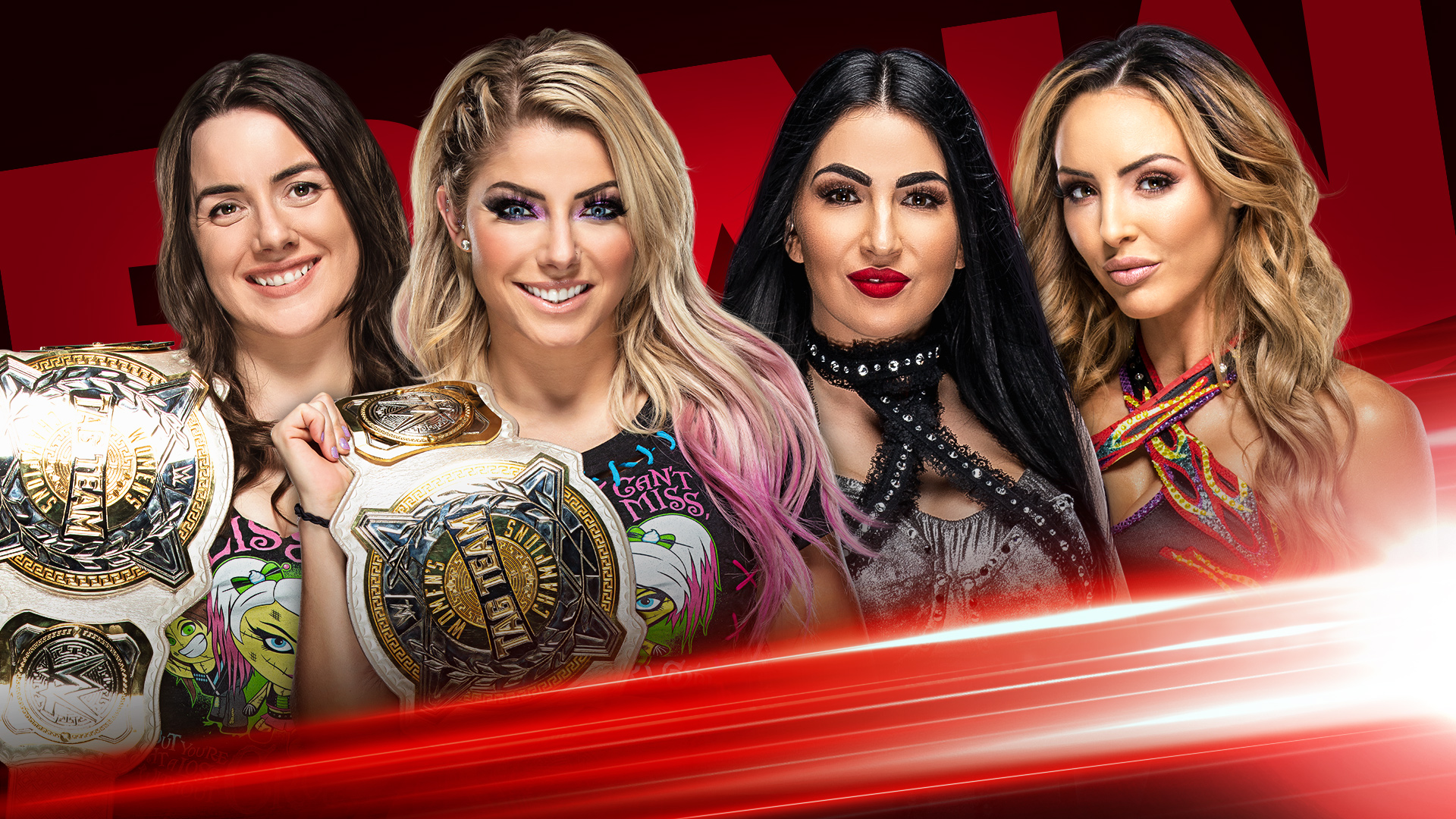 Alexa Bliss and Nikki Cross defend the WWE Women’s Tag Team Titles against The IIconics