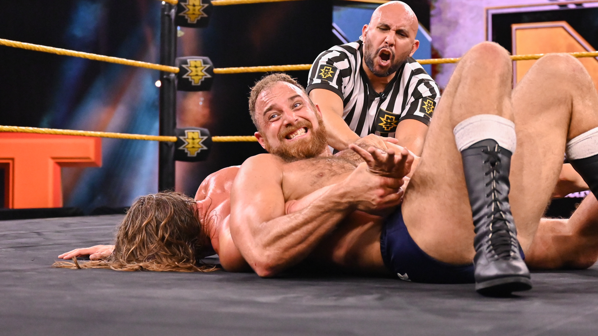 Get a sneak peek at the NXT Fight Pit that will surround Matt Riddle and Timothy Thatcher tonight