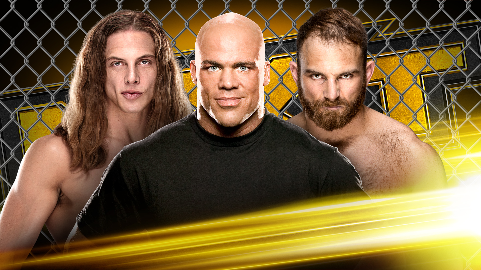 Kurt Angle to referee Cage Fight between Matt Riddle and Timothy Thatcher this Wednesday