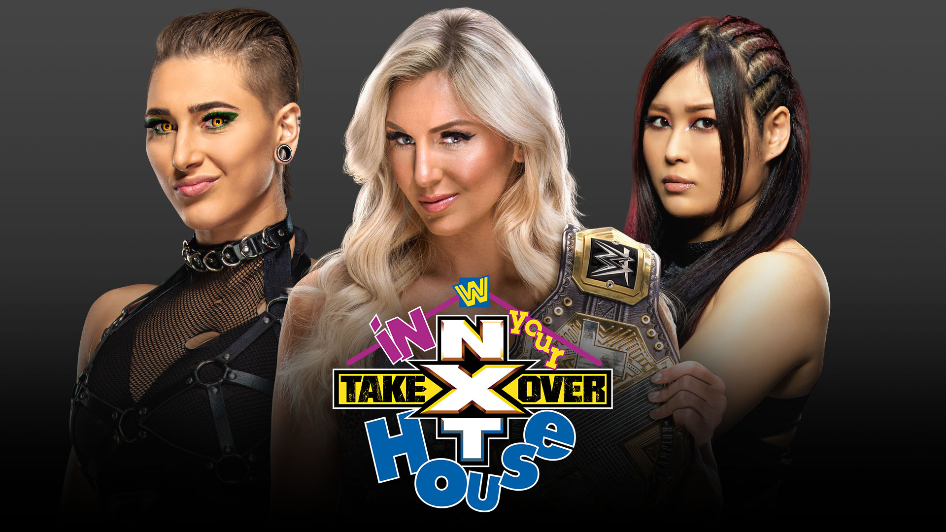 NXT Women’s Champion Charlotte Flair vs. Rhea Ripley vs. Io Shirai (Triple Threat Match)