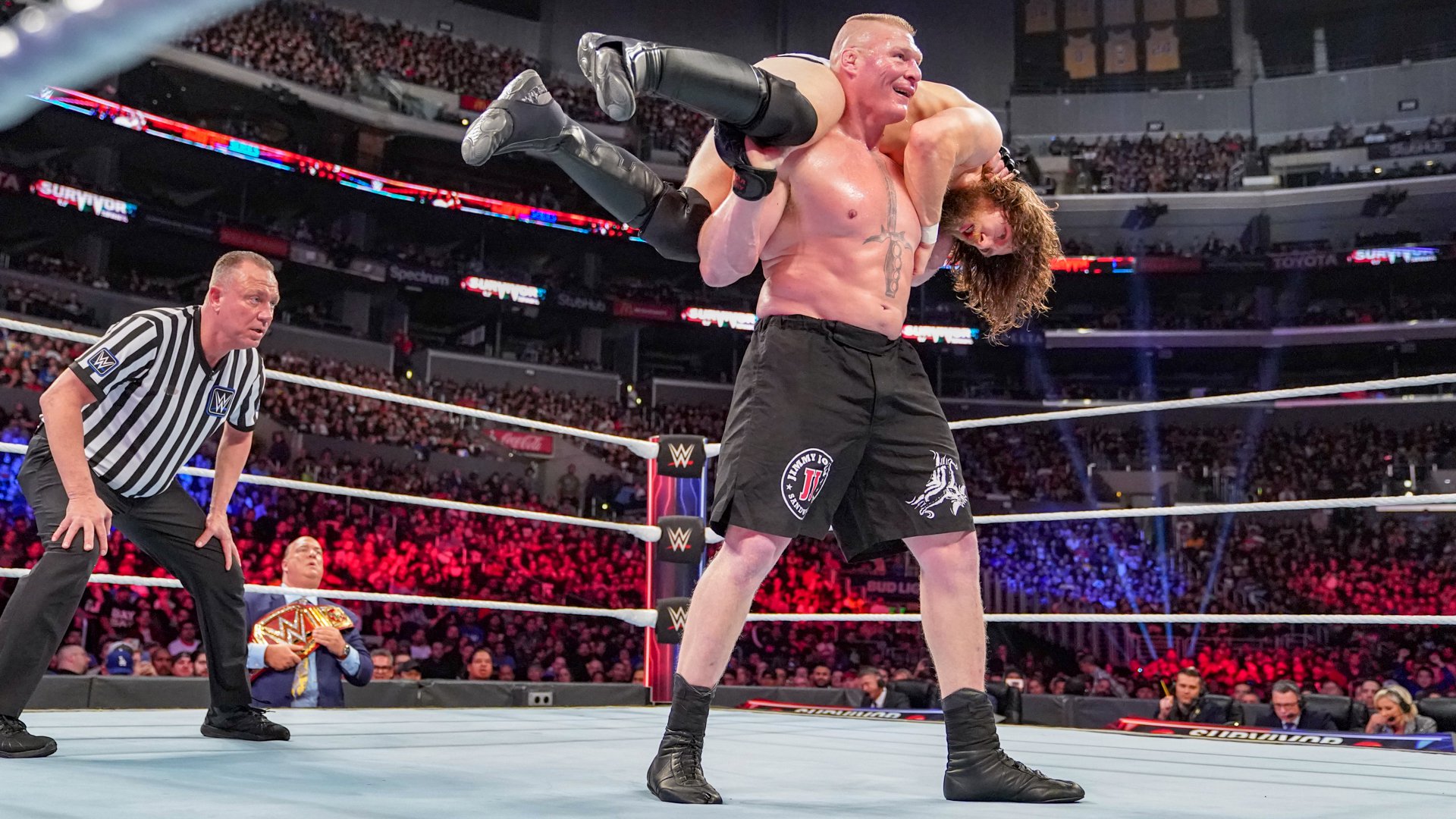 See Ric Flair, Edge, Brock Lesnar and Roman Reigns’ best matches tonight on FS1