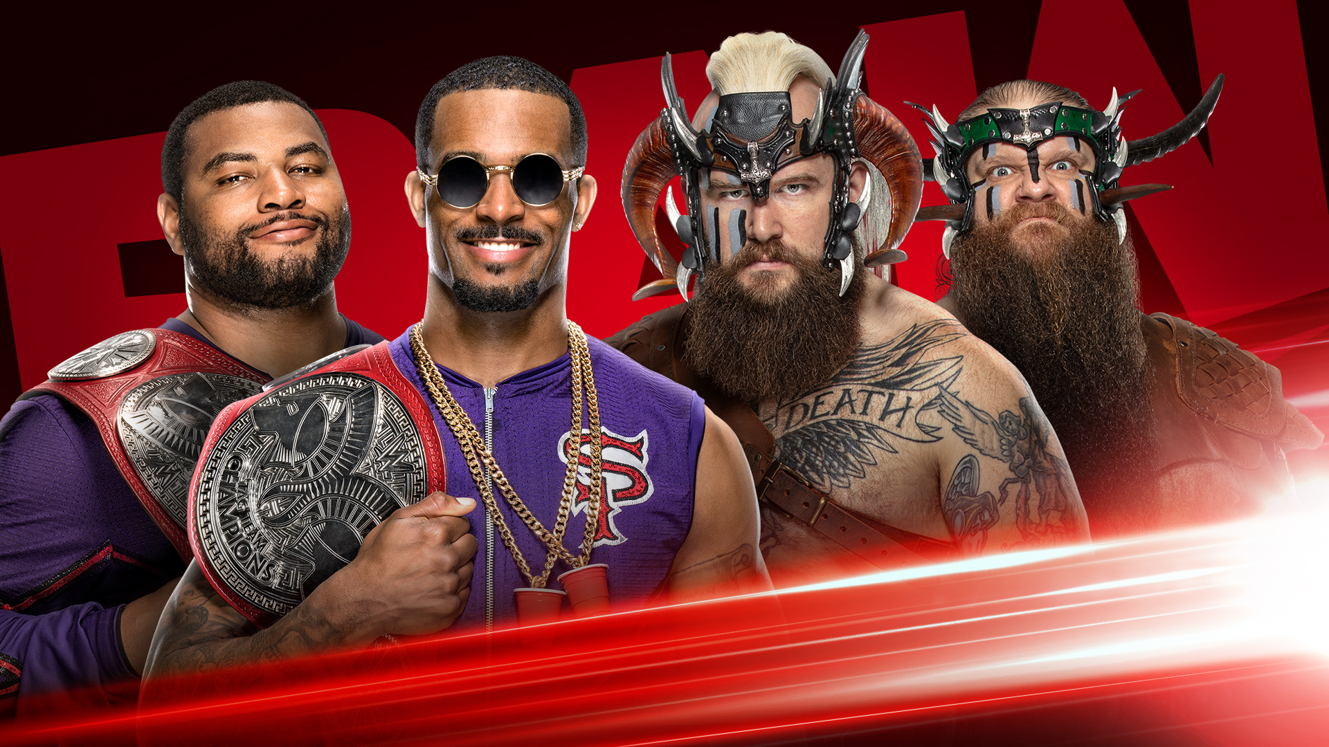 Street Profits and Viking Raiders clash this Monday on Raw