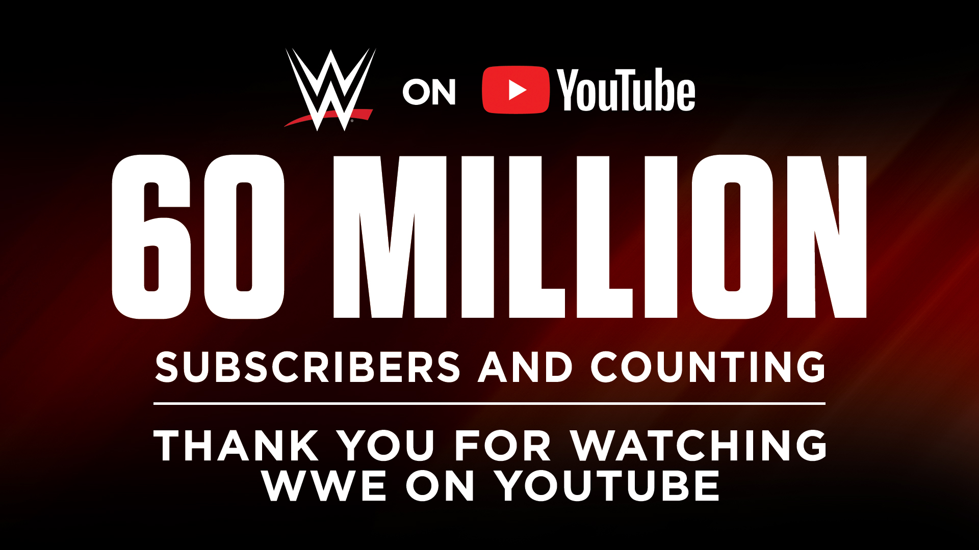 WWE Surpasses 60 Million YouTube Subscribers