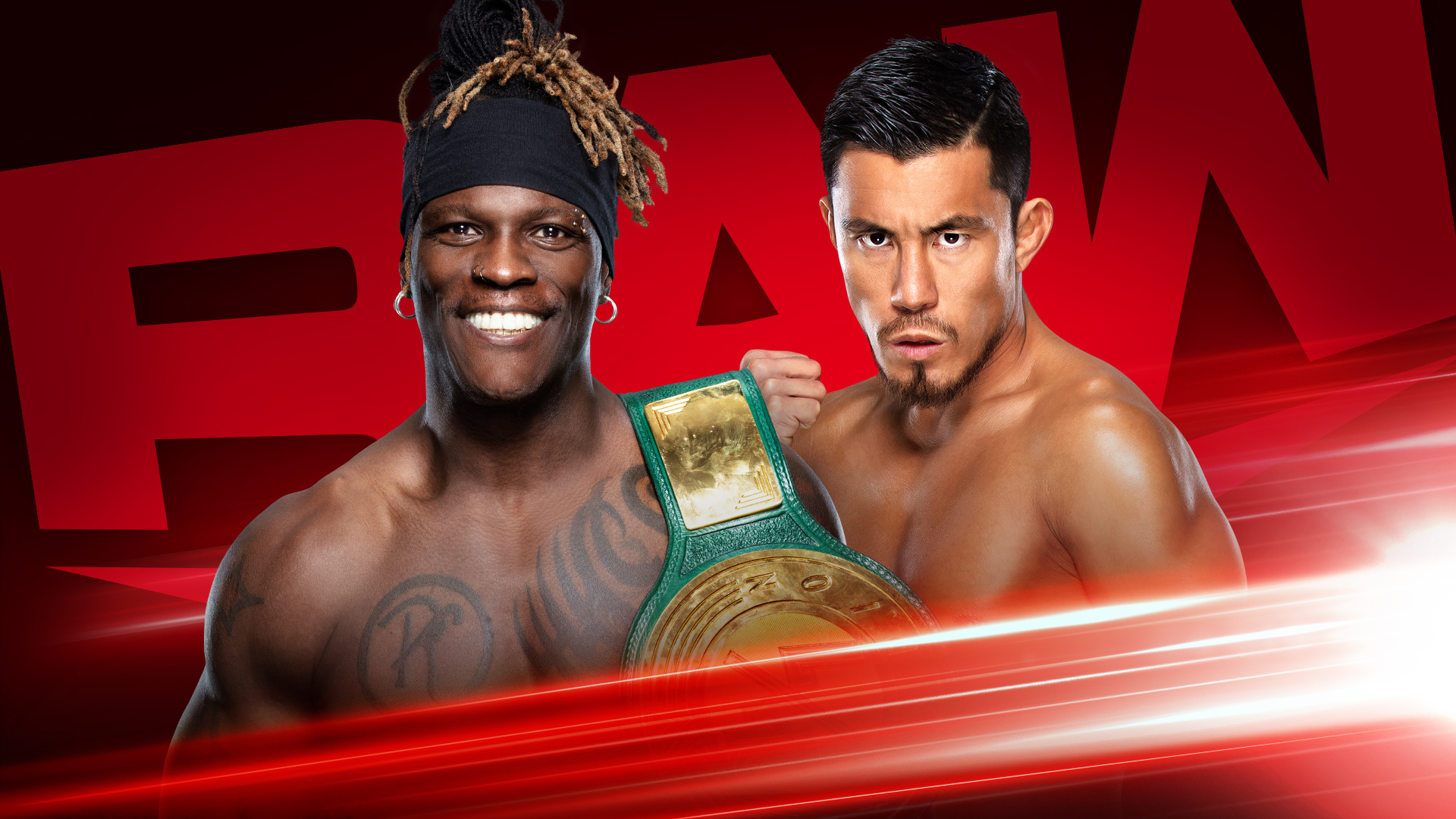 24/7 Champion R-Truth defends against Akira Tozawa