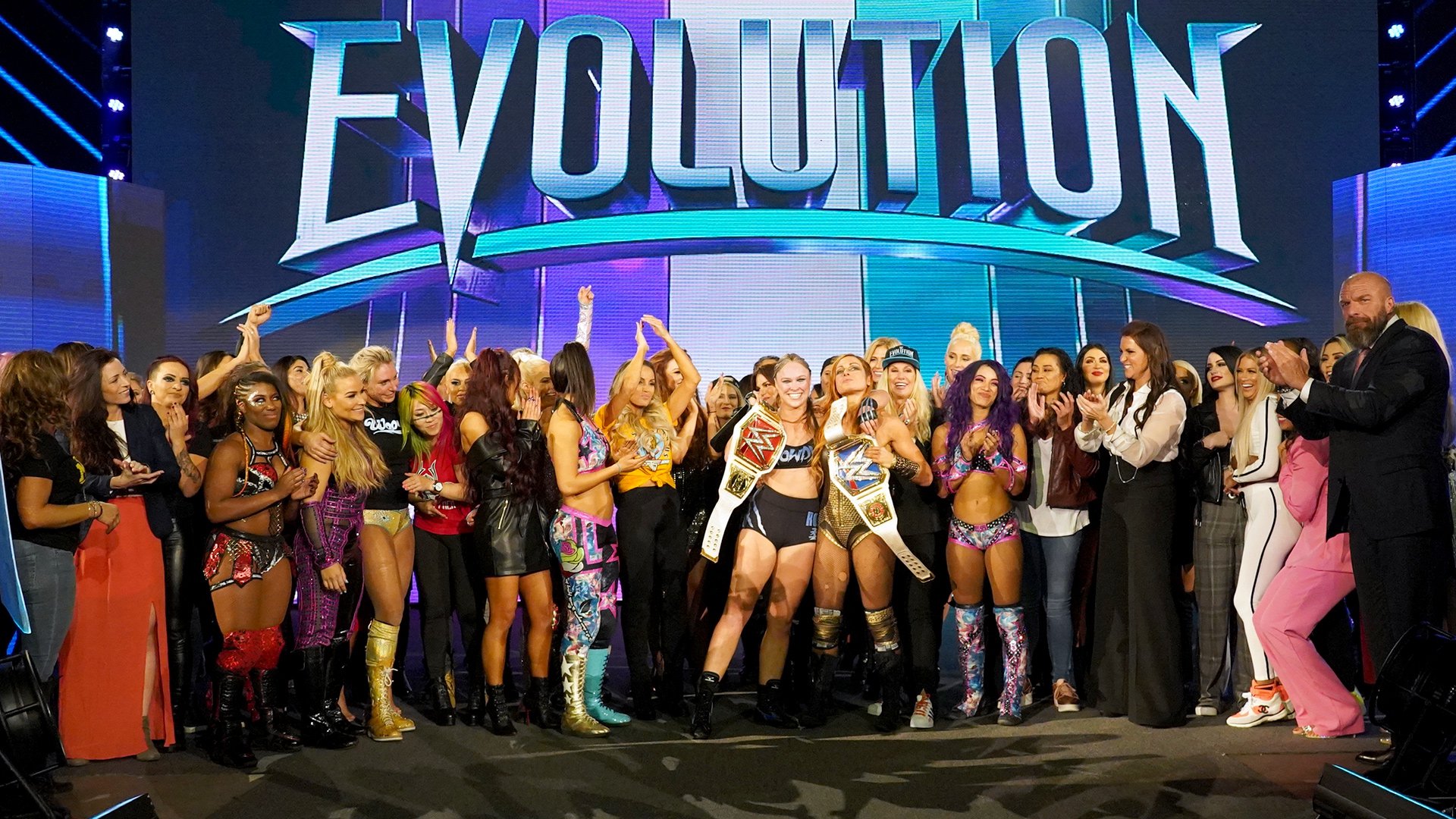 Relive WWE Evolution tonight on FS1