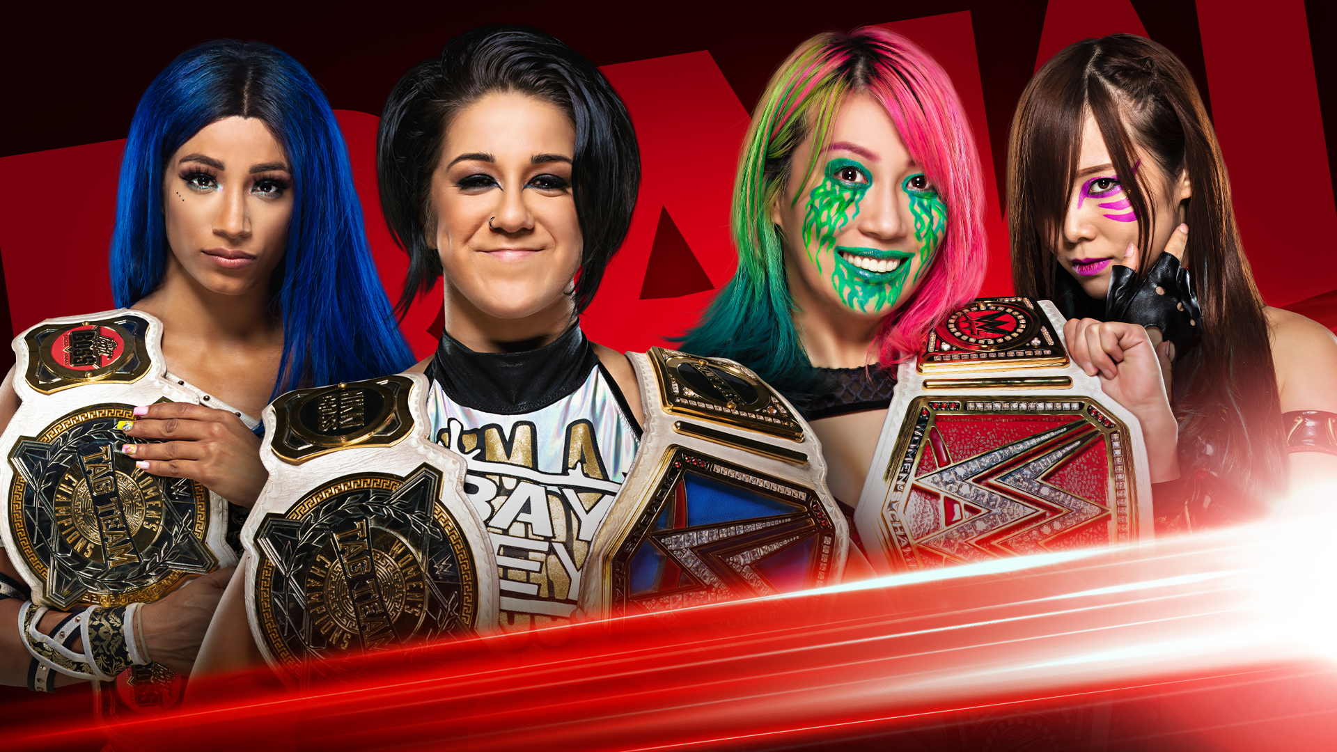 The Kabuki Warriors challenge Sasha Banks & Bayley for the WWE Women’s Tag Team Championship