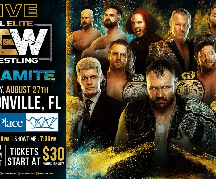 AEW Dynamite Comes To Jacksonville August 27th. Tickets On-Sale Tomorrow.