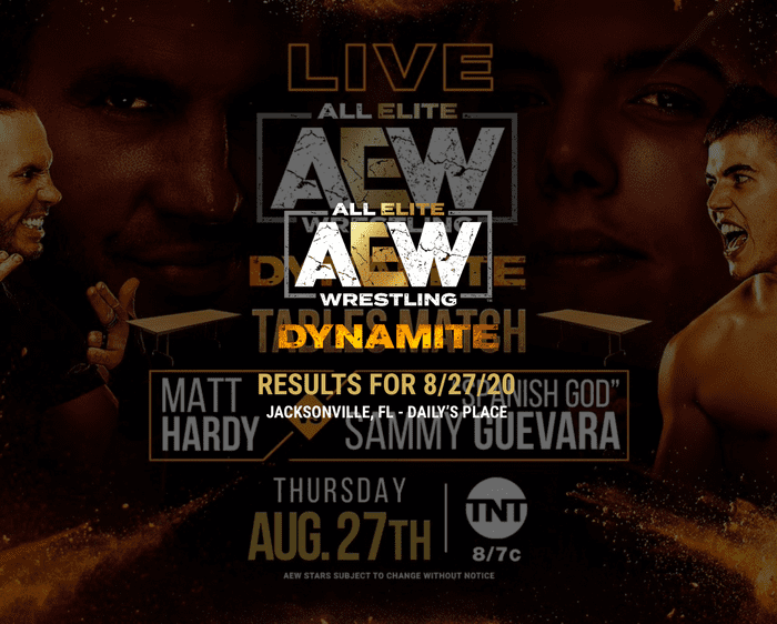 AEW Dynamite Results for August 27, 2020