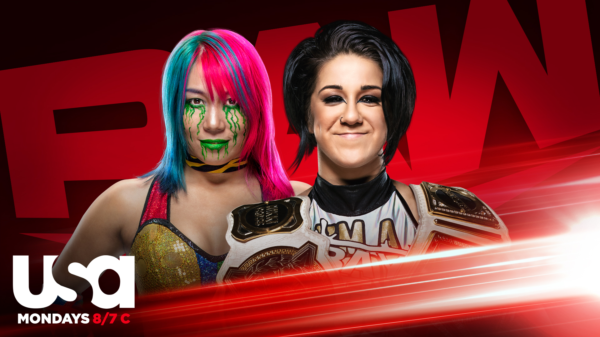 Asuka faces Bayley with a SummerSlam title opportunity hanging in the balance