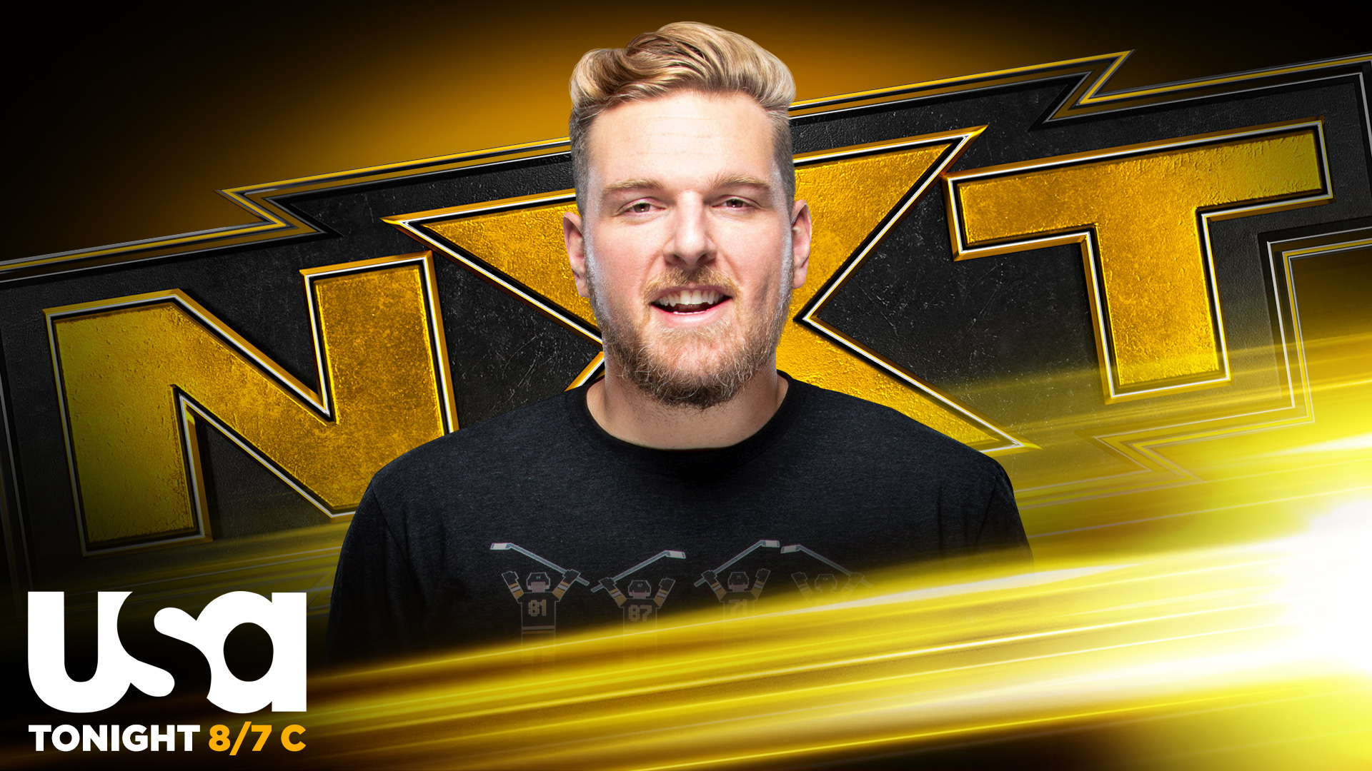 Pat McAfee rolls in to NXT tonight