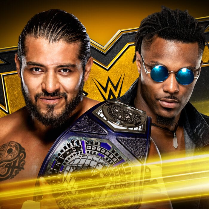 Santos Escobar defends the NXT Cruiserweight Title against Isaiah “Swerve” Scott