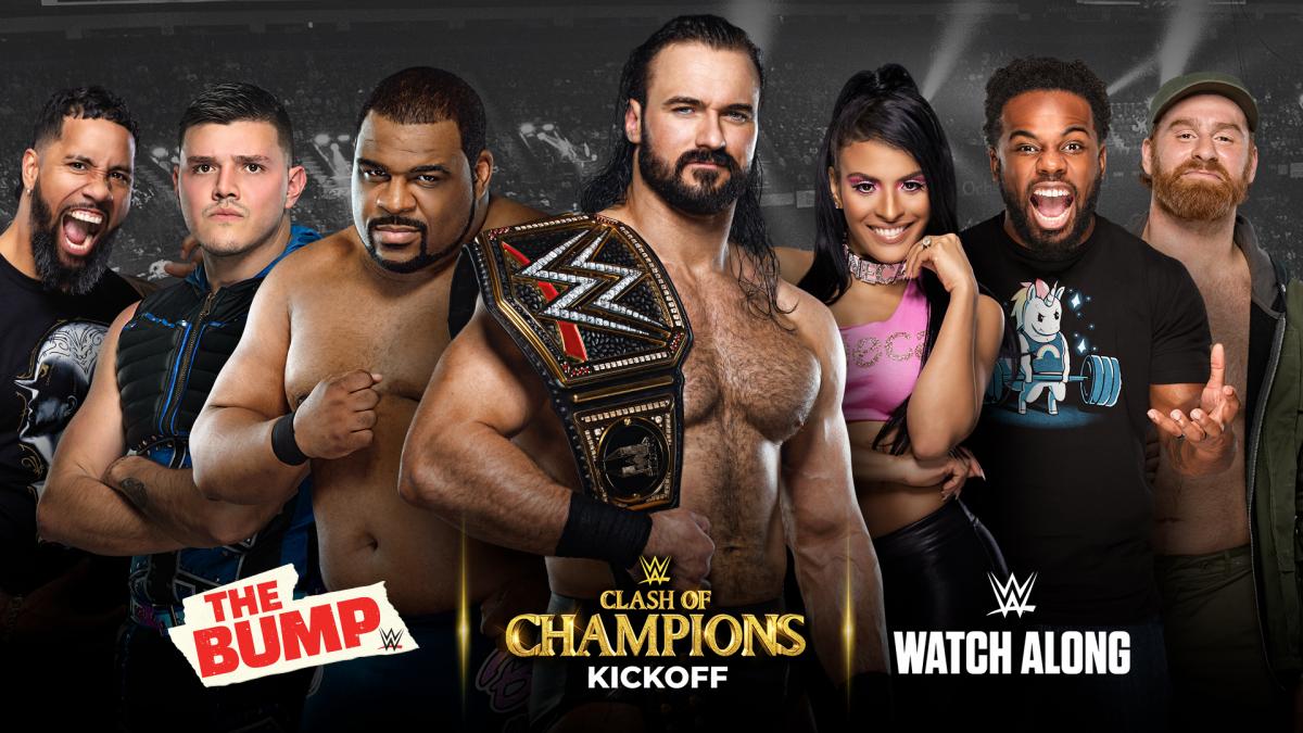 WWE’s The Bump, Kickoff Show, Watch Along and more set for WWE Clash of Champions Sunday