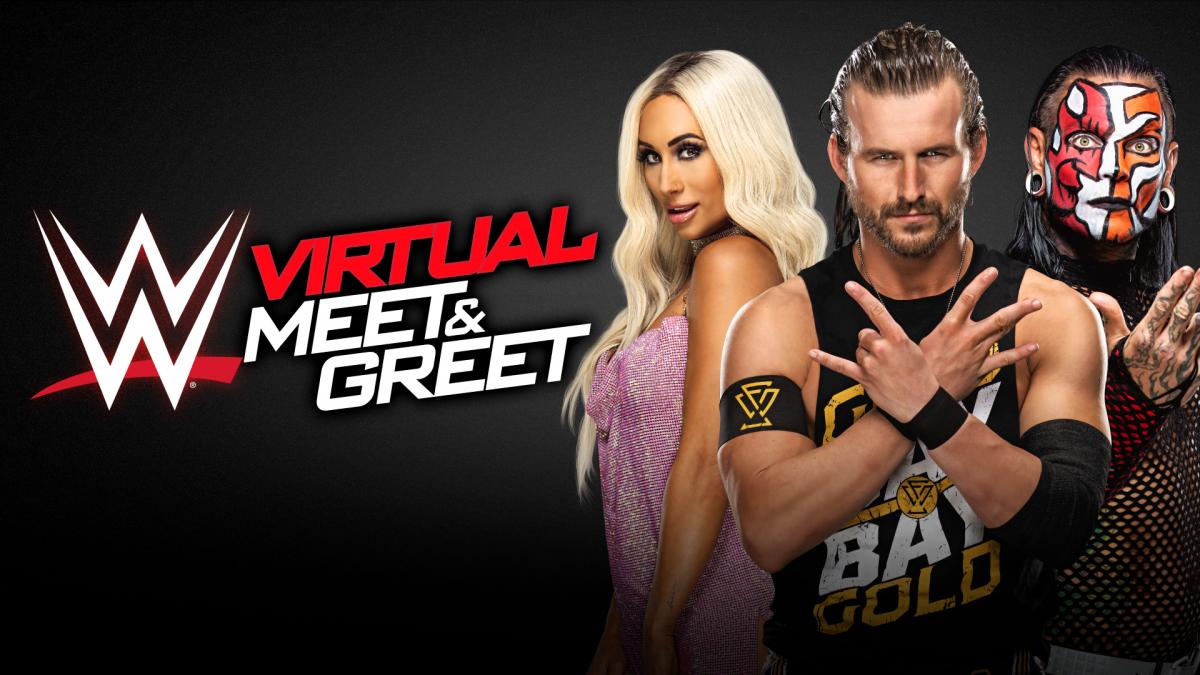 Adam Cole, Carmella and Jeff Hardy just announced for WWE Virtual Meet & Greets