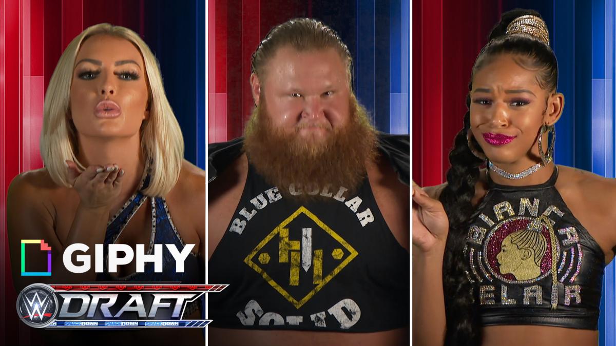 Otis, Mandy Rose, Bianca Belair and more get ready for the WWE Draft with all-new GIFs & Stickers on GIPHY