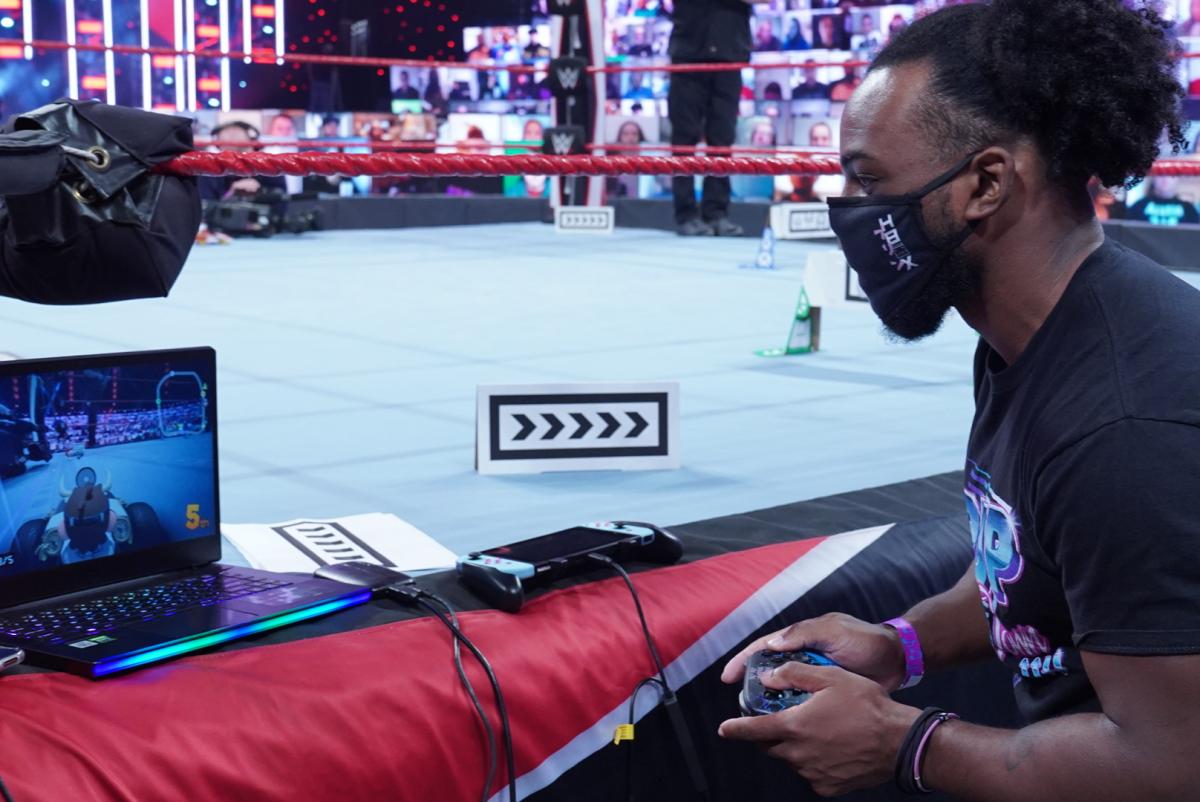 UpUpDownDown takes over WWE ThunderDome with “Mario Kart Live: Home Circuit”