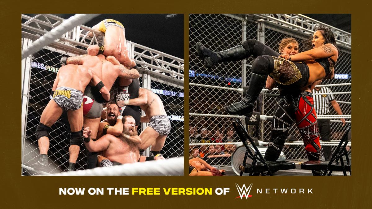 All NXT TakeOver: WarGames events and other classic shows unlocked on WWE Network Free Version