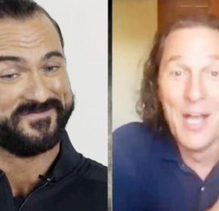 Drew McIntyre teases upcoming interview with Matthew McConaughey