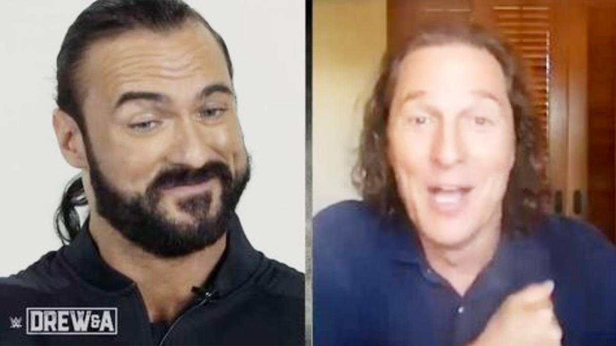 Drew McIntyre teases upcoming interview with Matthew McConaughey