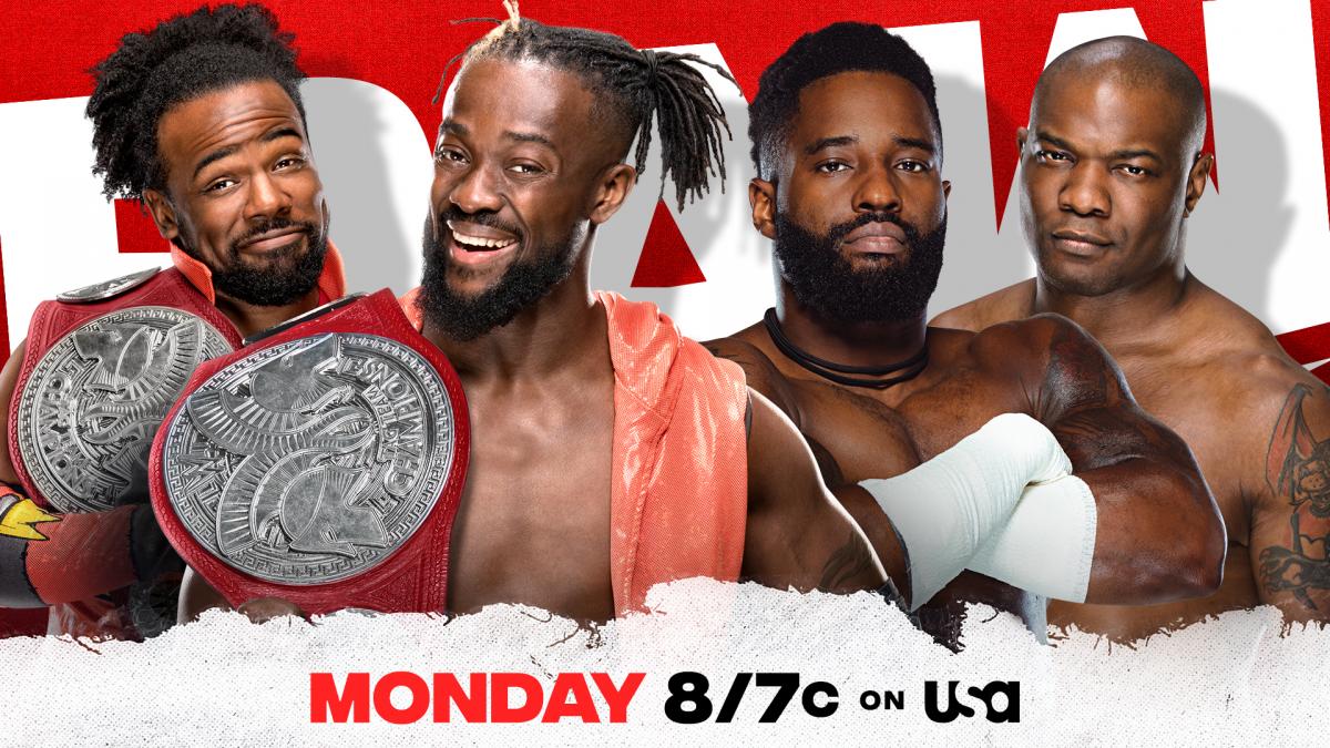 The New Day vs. Shelton Benjamin & Cedric Alexander – Raw Tag Team Championship Match