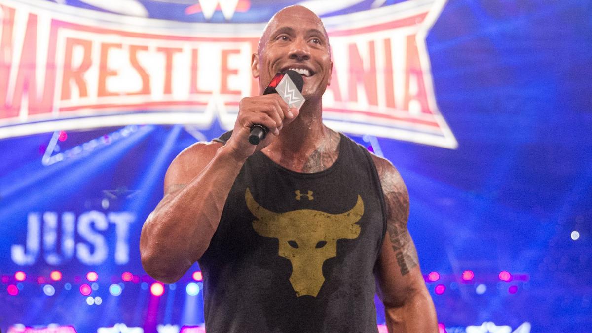 The Rock floats over Macy’s Thanksgiving Day Parade