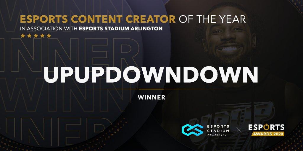 UpUpDownDown and Xavier Woods win Esports Content Creator of the Year Award