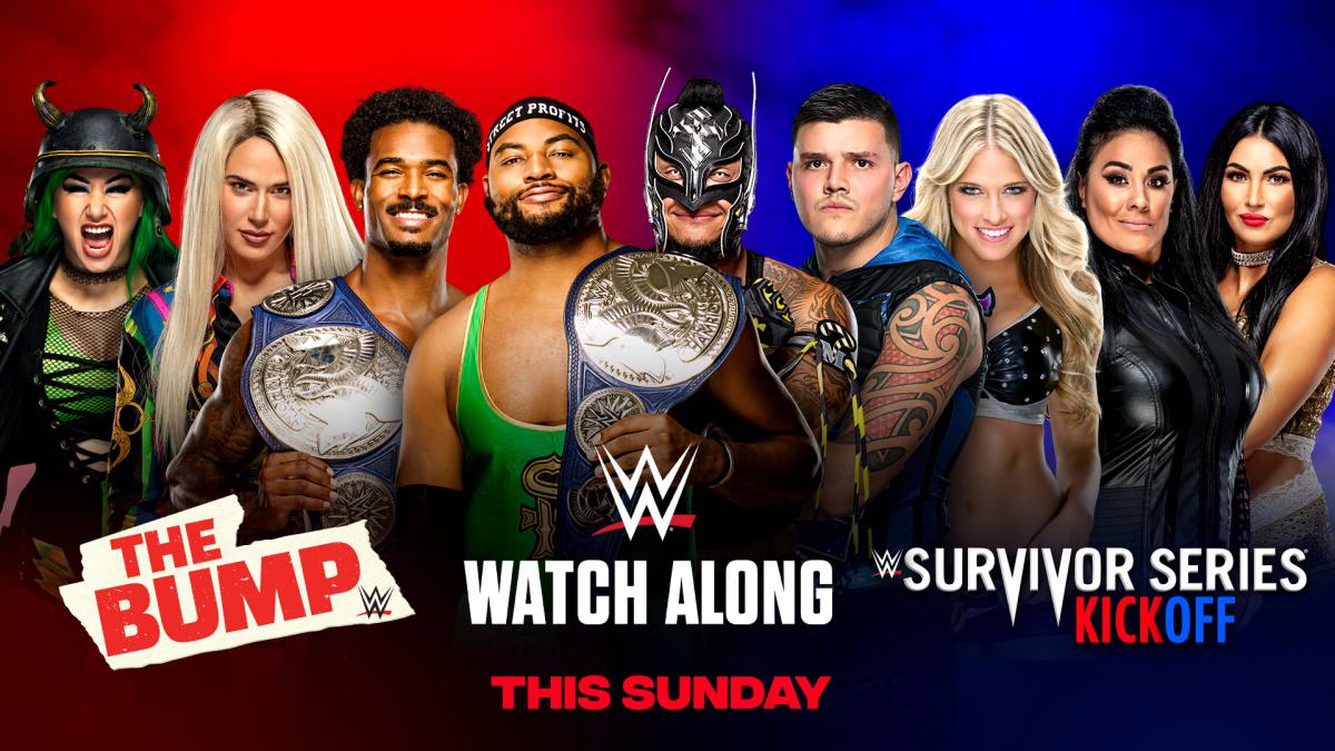 WWE’s The Bump, Kickoff Show, Watch Along and more slated for Survivor Series Sunday