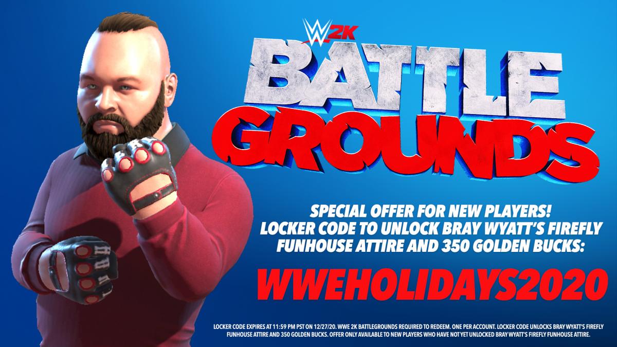 Get Firefly Fun House Bray Wyatt in WWE 2K Battlegrounds for free