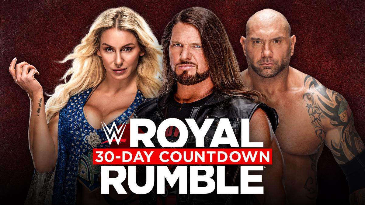 Join WWE’s Royal Rumble 30-Day Countdown in January