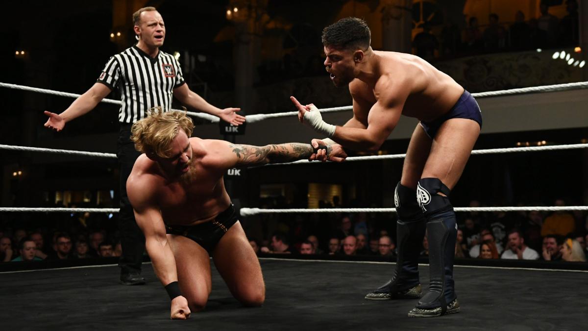 Relive Tyler Bate and Jordan Devlin’s thrilling battle in Blackpool today on NXT UK