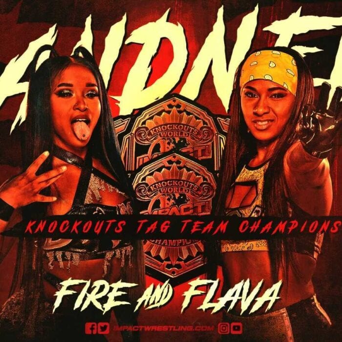 Fire ‘N Flava Become New Knockouts Tag Team Champions