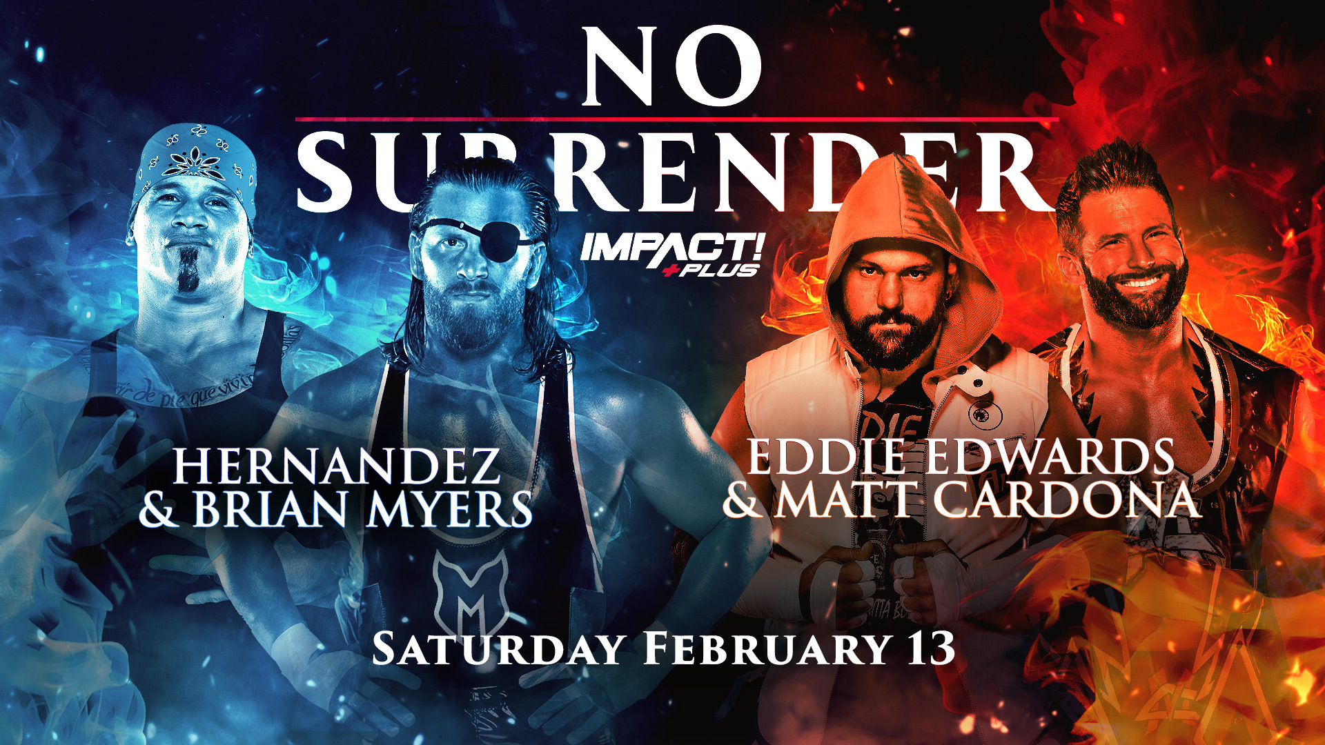 Edwards & Cardona Battle Myers & Hernandez at No Surrender