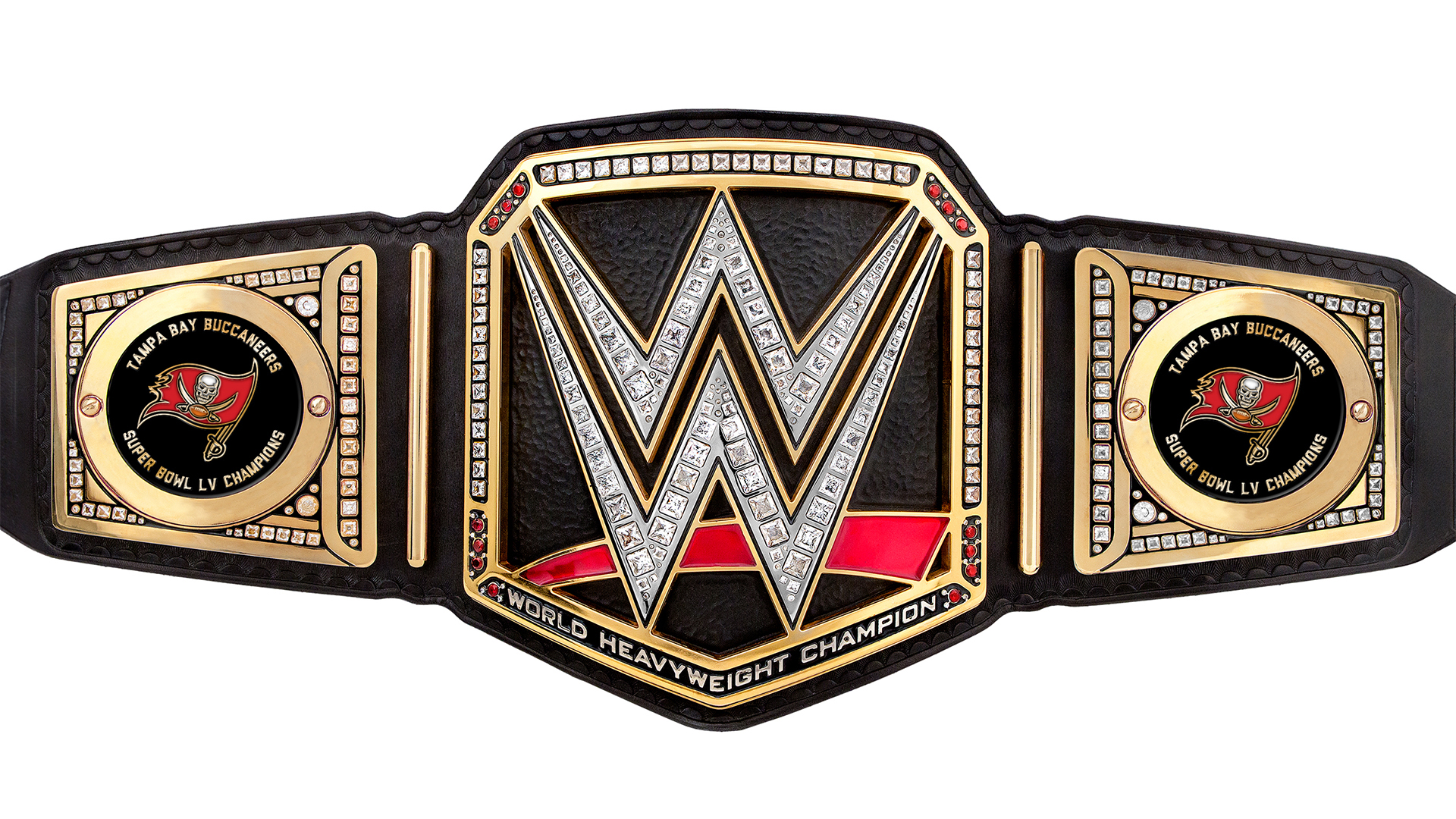 Triple H gifts Tampa Buccaneers custom WWE Title following championship win