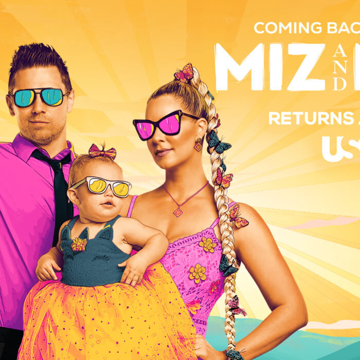 USA Network’s Miz & Mrs. returns April 12 and will now follow Monday Night Raw